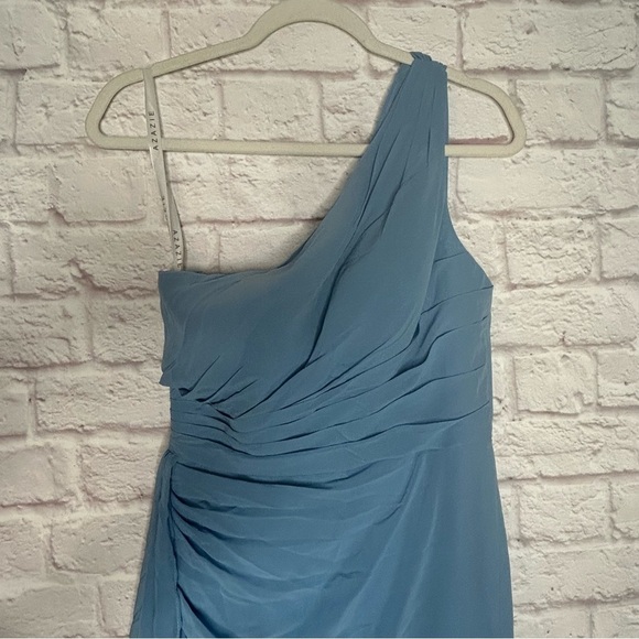 AZAZIE Maive Junior Twilight A-Line Pleated Chiffon Dress NWT - Picture 7 of 16